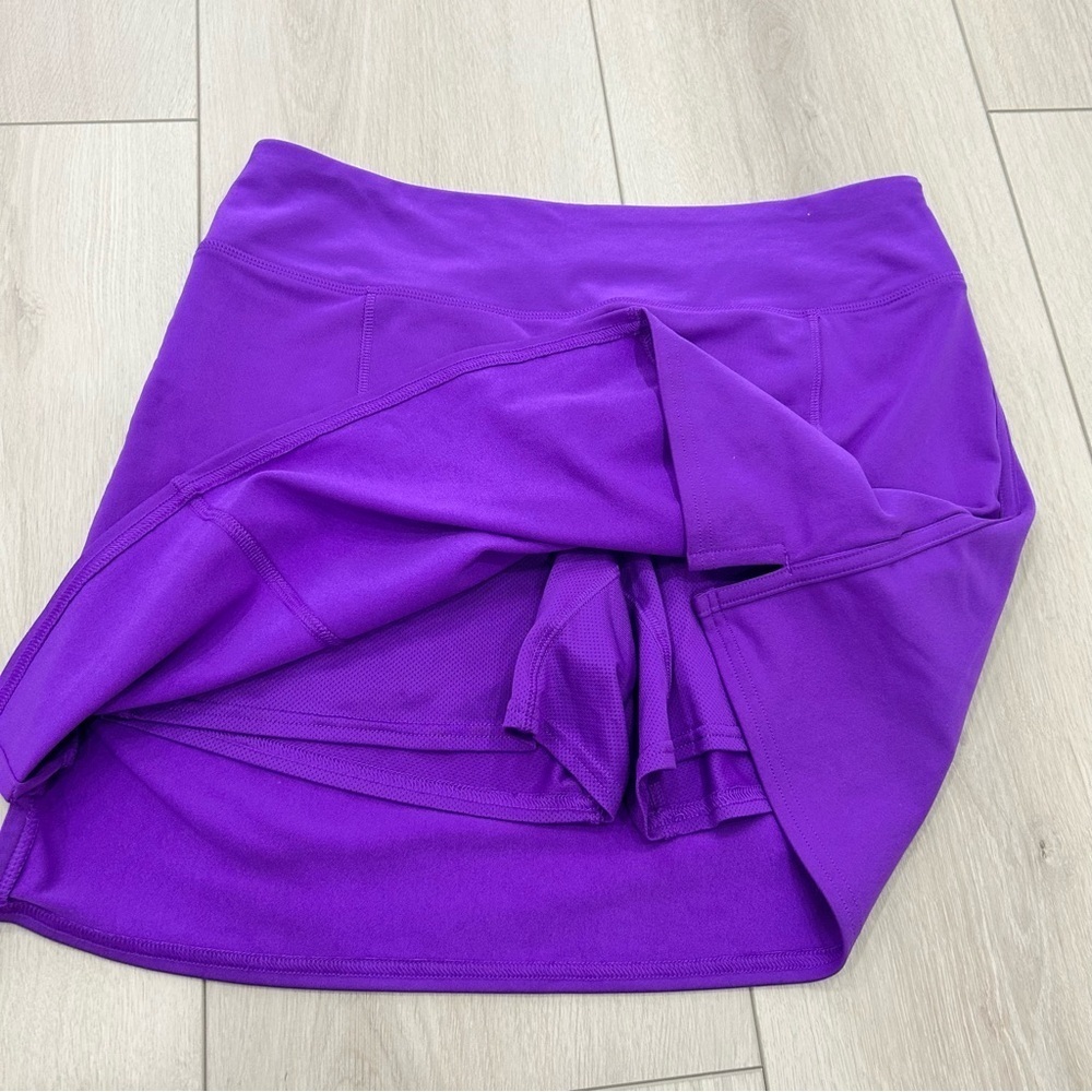 Adidas ClimaCool Purple Skort Size Small Golf Stretch Outdoor Sports Golf Women - Picture 4 of 5